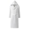Cotton Waffle Kimono Robe, Long Sleeve Hooded Bathrobe, Couples Sleepwear and Home Loungewear for Spring and Autumn