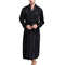 Men's Satin Kimono Robe, Luxury Print Gold Bathrobe, Plus Size Silk Dressing Gown, Geometric Lounge Sleepwear