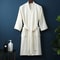 Lightweight Waffle Bathrobe, Cotton Terry Robe for Women and Men, Spring Summer Spa Robe, Long Sleeve Hotel Style Bath