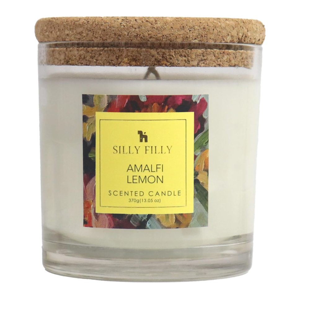 Mildly Scented Glass Jar Candle, One Wick, Ideal for Home, Celebrations, and Gifting