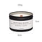 Classic Home Decorative Candles Black Tin Can With Lid Scented Aromatic Candles With Wooden Wick An 6