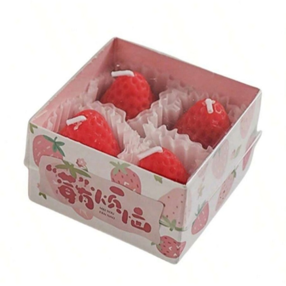 Creative Candles Gift Set, Biscuit Candles and Cookie Scented Candles, Modeling Wax Holiday Decoration