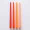 Long Burning Taper Candles, 4 Pack, Dripless Smokeless Unscented, for Home Interior and Valentine's Decor