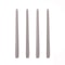 Long Burning Taper Candles, 4 Pack, Dripless Smokeless Unscented, for Home Interior and Valentine's Decor
