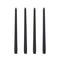 Long Burning Taper Candles, 4 Pack, Dripless Smokeless Unscented, for Home Interior and Valentine's Decor