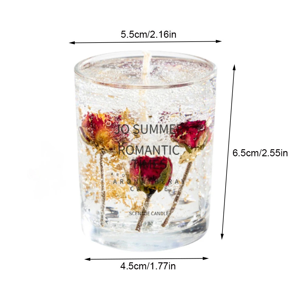 Aromatherapy Scented Candle Smokeless Soybean Wax Candle Gift For Wedding Birthday Christmas Home D 1