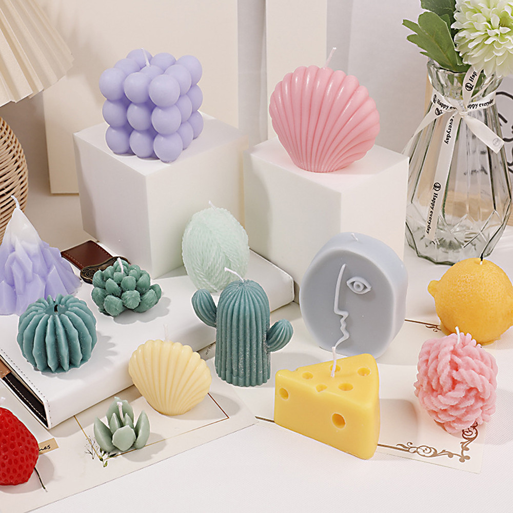 Smokeless Aesthetic Candle Scented Candles Decoration Christmas Handmade DIY Home Room Decor Tools  3