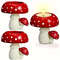 Simulation Mushroom Candle Holder Small Home Decoration Rustic Craft Ornament For Tea Lights 4