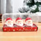 Christmas Candles Set Table Decorations With Santa Claus Snowman Xmas Tree And Pine Cones For Party 8