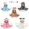 Cartoon Baby Bath Towel, Hooded Baby Bathrobe for Newborns, Swaddling Blanket for Boys and Girls, Soft Polyester Fiber