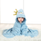 Cartoon Baby Bath Towel, Hooded Baby Bathrobe for Newborns, Swaddling Blanket for Boys and Girls, Soft Polyester Fiber