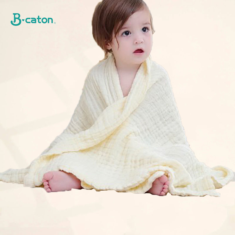 Gauze Baby Bath Towel, Cotton, Newborn Swaddle, Hooded Bathrobe, and Washcloth Set for Infants, Boys, and Girls