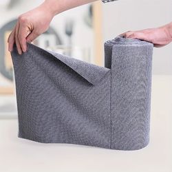 reusable microfiber cleaning cloths, lint free towels for streak free glass, dishes, and kitchen surfaces, oil resistant