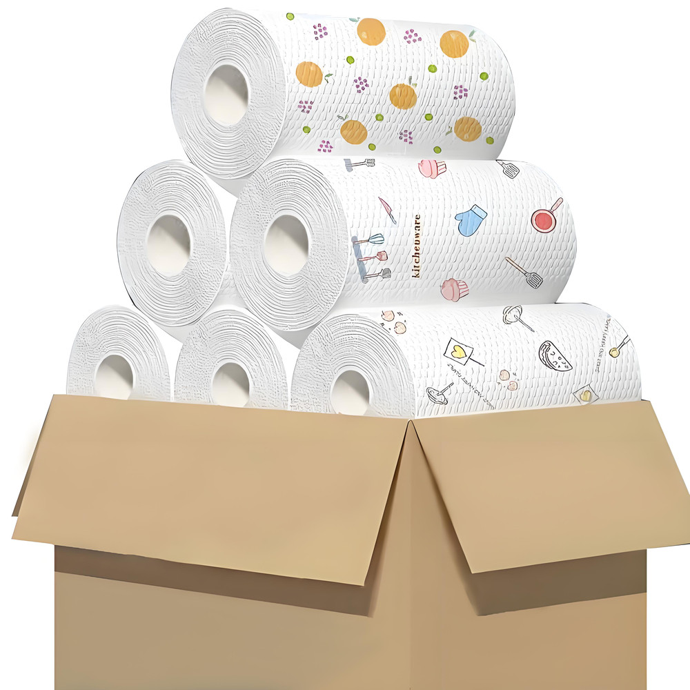 Non-Stick Oil Rags, Washable Wet and Dry Towels, Disposable Kitchen Cleaning Cloths for Oil Removal