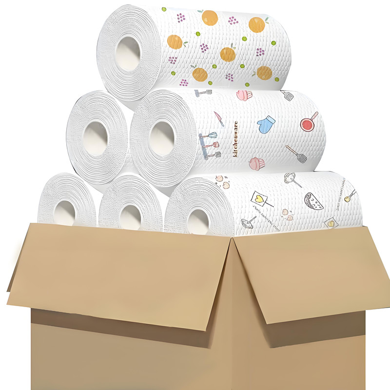 Non-Stick Oil Rags, Washable Wet and Dry Towels, Disposable Kitchen Cleaning Cloths for Oil Removal