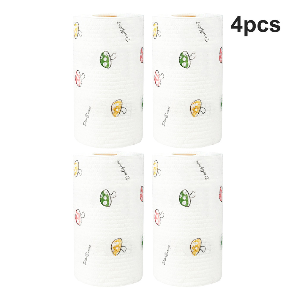 Non-Stick Oil Rags, Washable Wet and Dry Towels, Disposable Kitchen Cleaning Cloths for Oil Removal