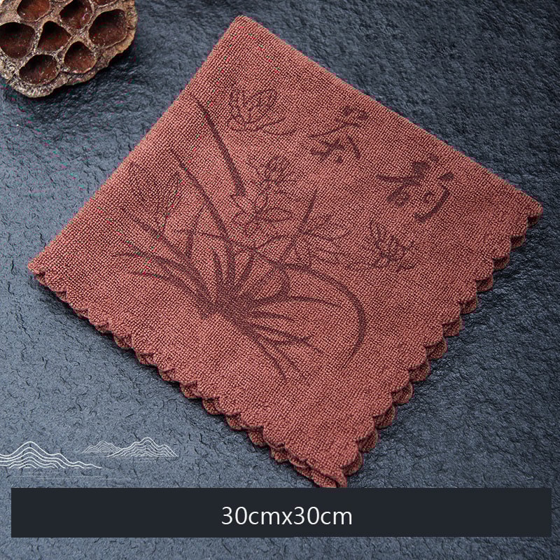 Portable Kitchen Tea Towel, Absorbent Coffee Towel, Dry Handkerchief for Tourist Hotels