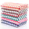 6PCS Kitchen Towel Set Highly Absorbent Cotton Tea Towels Elegant Jacquard Checkered Design 1