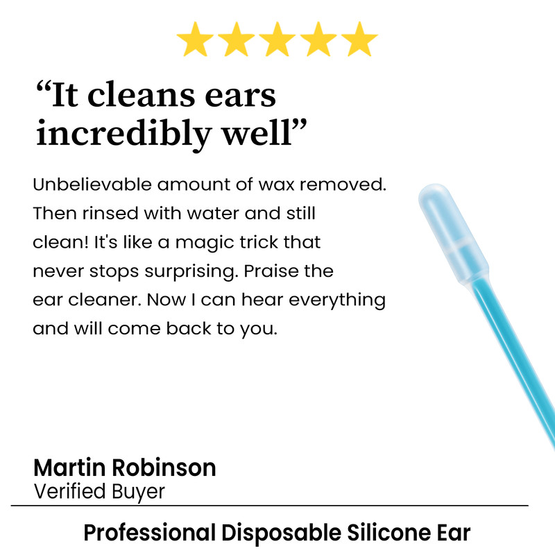 Professional Disposable Silicone Ear Wax Remover Sticky Ear Pick Reusable Adhesive Ear Cleaner For 7