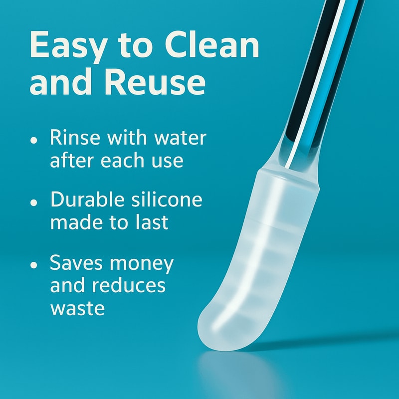 Professional Disposable Silicone Ear Wax Remover Sticky Ear Pick Reusable Adhesive Ear Cleaner For 2