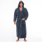 Mens Hooded Bathrobe Soft Fluffy Robe Long Quick Dry Sleepwear Home Gown 5