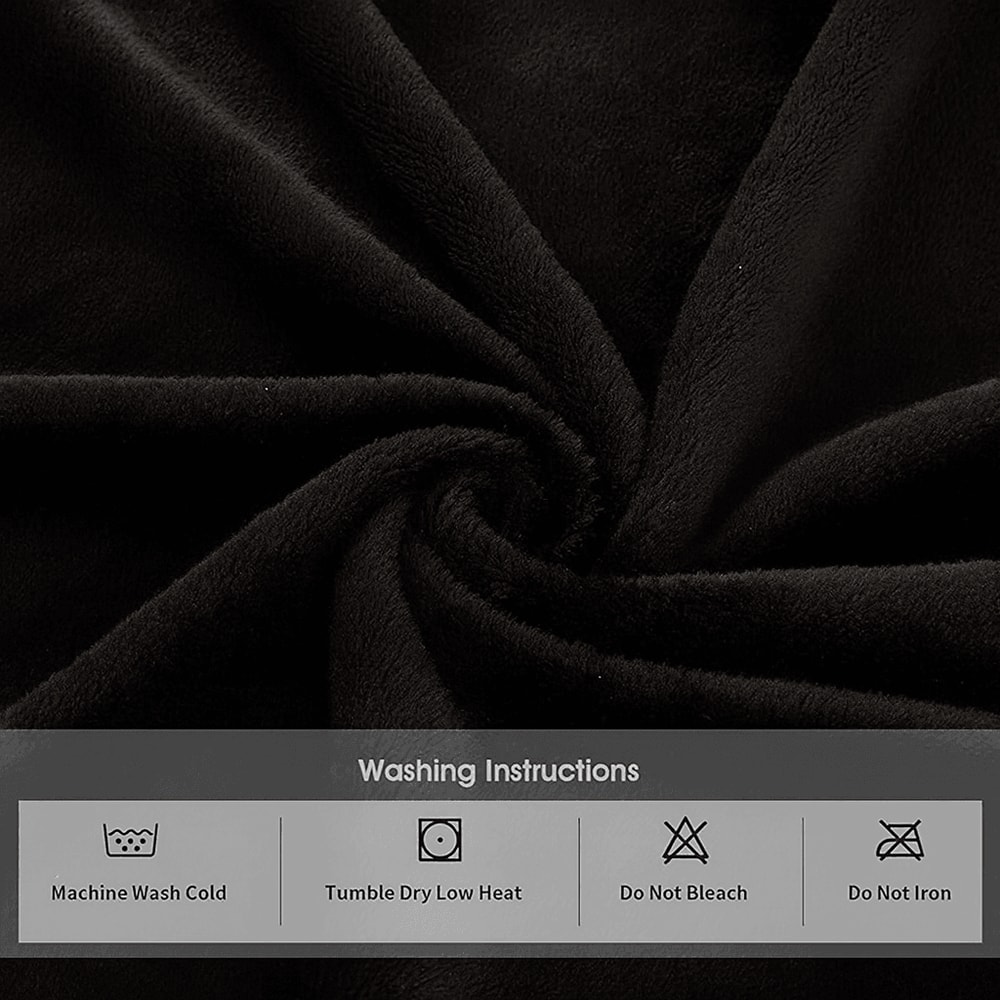 Mens Hooded Bathrobe Soft Fluffy Robe Long Quick Dry Sleepwear Home Gown 3