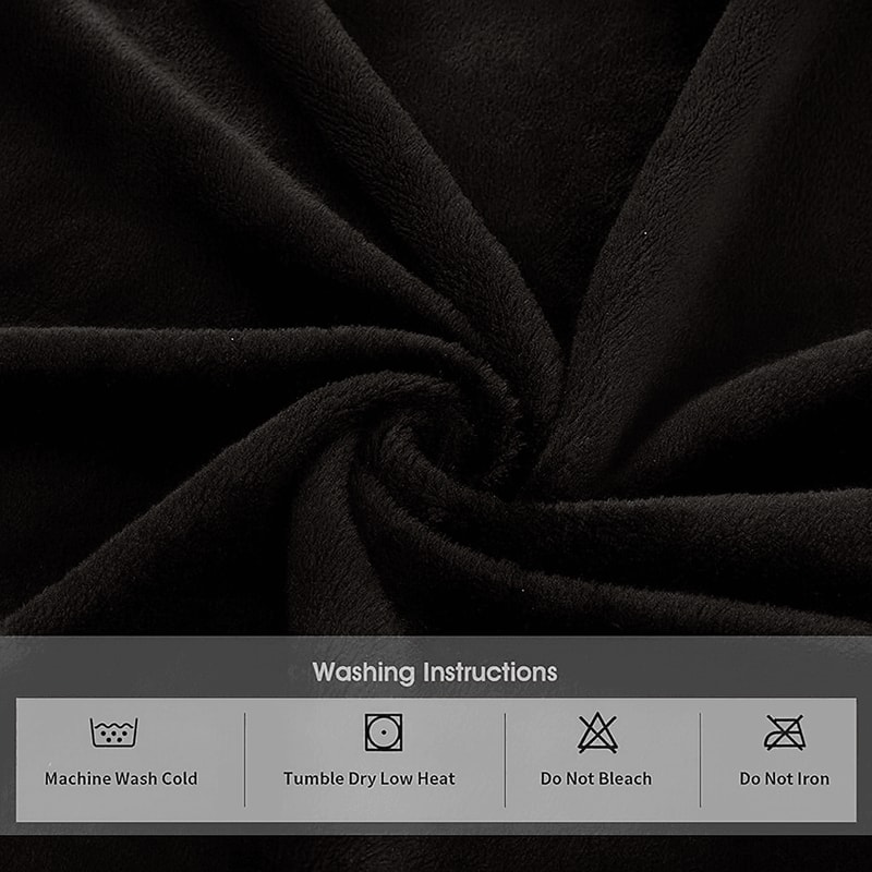 Mens Hooded Bathrobe Soft Fluffy Robe Long Quick Dry Sleepwear Home Gown 3