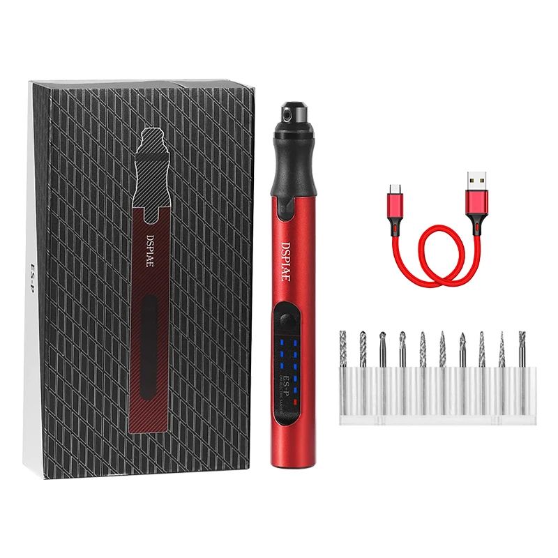 DSPIAE ESP Sander Pen With Sponge SandingRound PreCut Abrasive Sandpaper For Portable Electric Shar 6