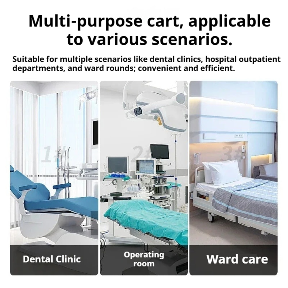 MultiPurpose Rolling Cart For Cosmetics Salon Storage Eyelash Organizer Beauty Trolley With Wheels 4