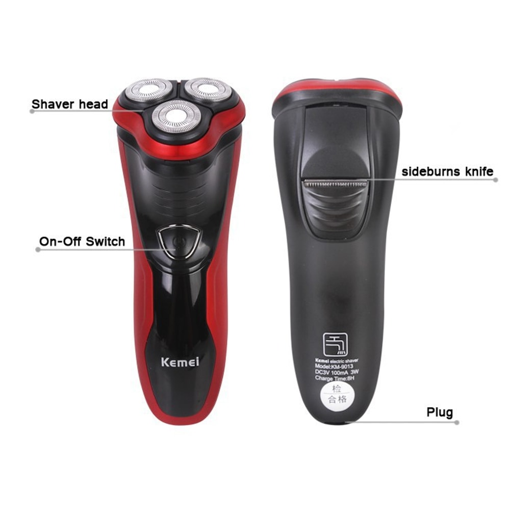 New Electric Shaver For Men 3D Rechargeable Beard Trimmer Washable Razor 1