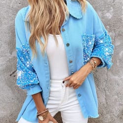 elegant beaded cardigan jacket for women casual chic fashion outerwear