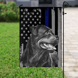 rottweiler independence day us flag garden house flag