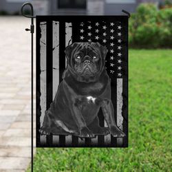 pug independence day us flag garden house flag