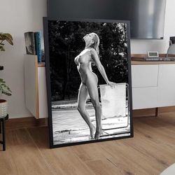 Nude Sexy Girl Art Poster, Home Decor, Gift