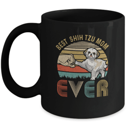 vintage best shih tzu mom ever bump fit funny mom gifts mug