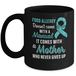 funny gift food allergy mom awareness warrior mug