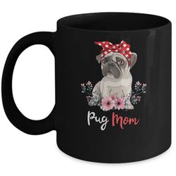 pug mom gift for women dog lover mug
