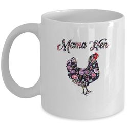 mama hen funny mother's day chicken mom farmer farm gift mug