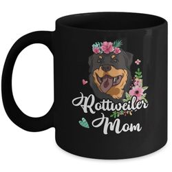 rottweiler mom funny dog mom gift idea mug