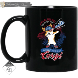 dance with your corgi mugs,custom coffee mugs, personalised gifts