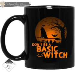 don't be a basic witch husky mugs,custom coffee mugs, personalised gifts