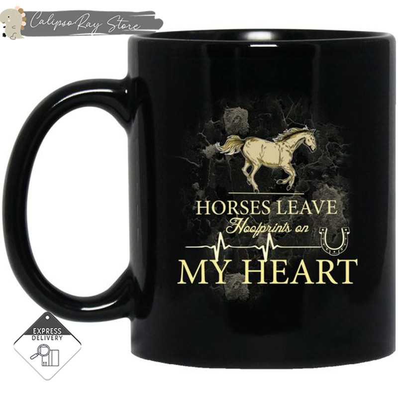 Horses Leave Hoofprints On My Heart Mugs 1.jpg