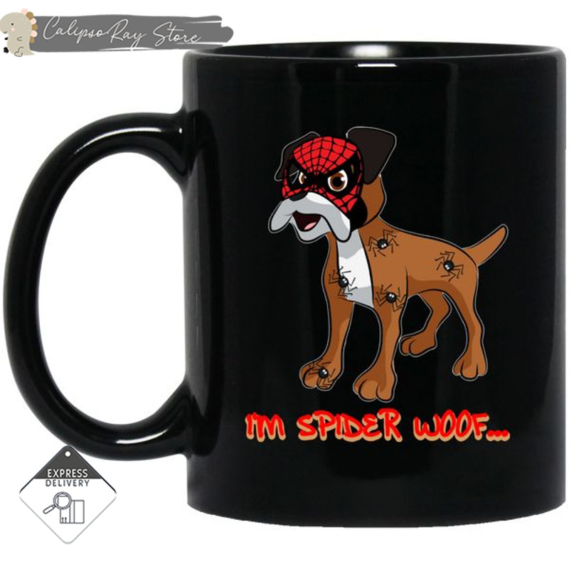 I'm Spider Woof Boxer Mugs.jpg