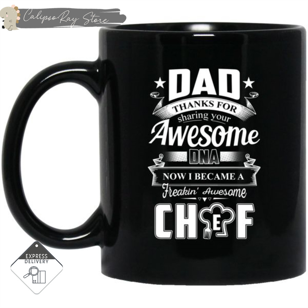 Dad Thanks For Sharing Your DNA Chef Mugs.jpg