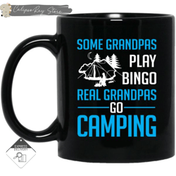real grandpas go camping mugs, custom coffee mugs, personalised gifts