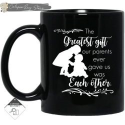 the greatest gift our parents mugs, custom coffee mugs, personalised gifts