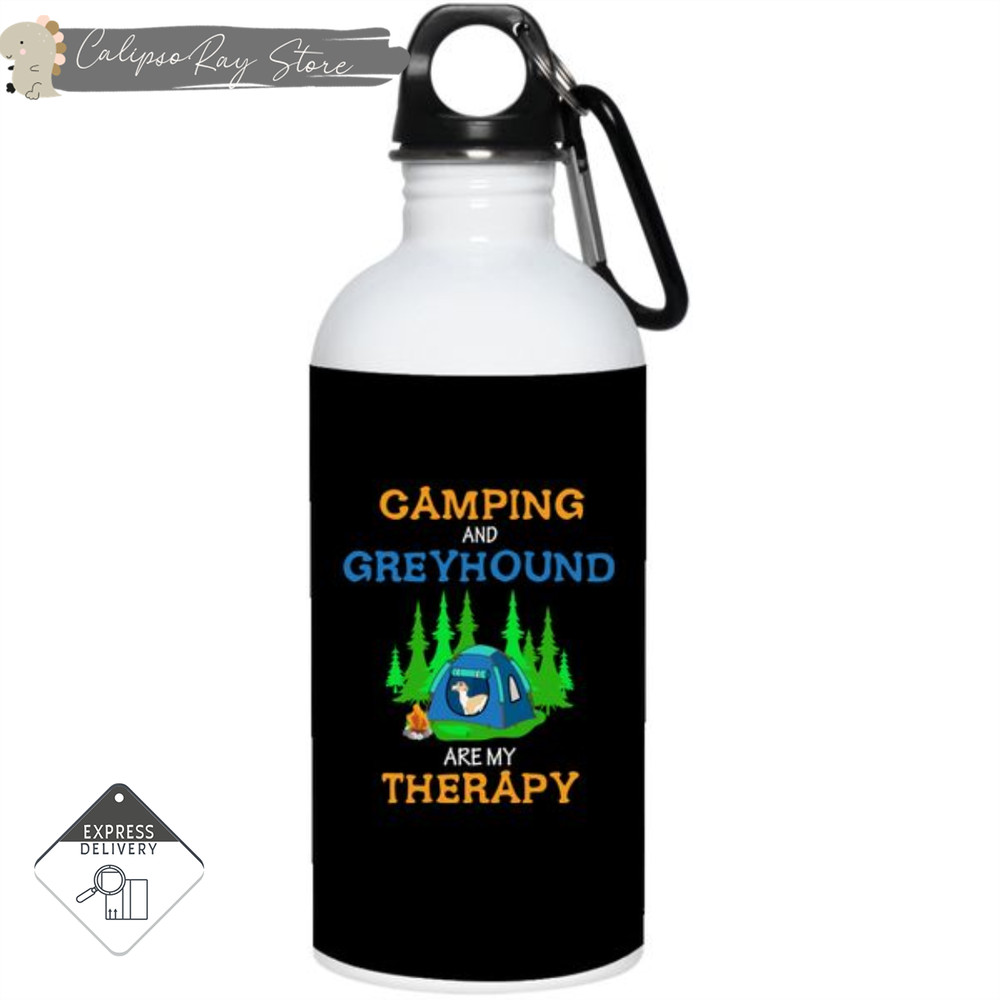 Camping And Greyhound Are My Therapy Mugs.jpg