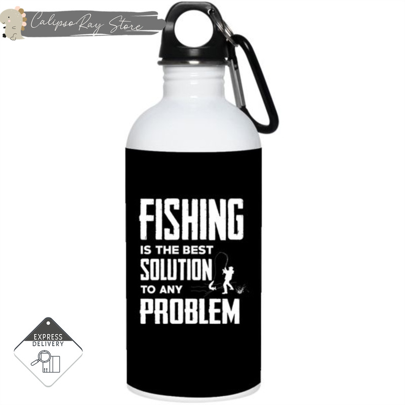 Fishing Is The Best Solution Mugs.jpg