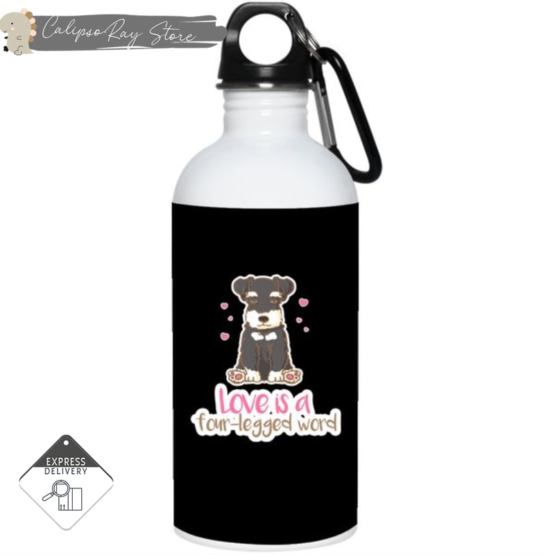 Schnauzer - Love Is A Four-legged Word Mugs.jpg