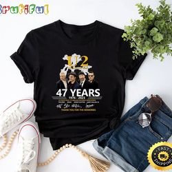 47 years u2 band signature shirt u2 band shirt achtung baby shirt